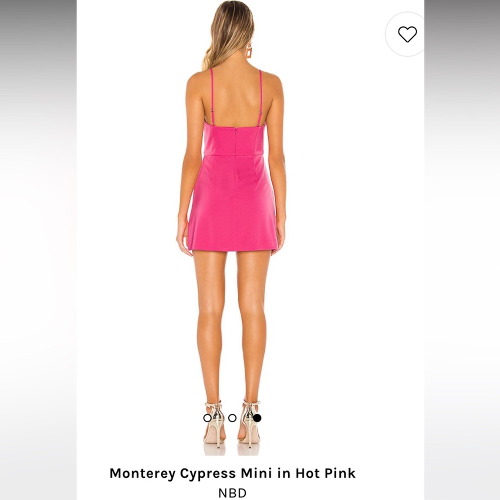 NBD Monterey Cypress Mini Dress in Hot Pink - Picture 2 of 7